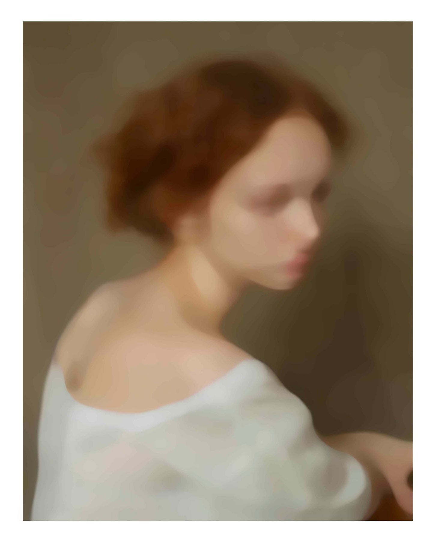 Lina, portrett, trykk, abstrakt