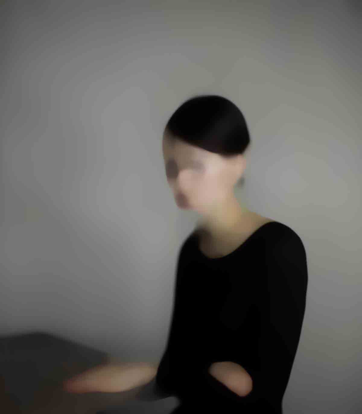 Takia, portrett, trykk, abstrakt