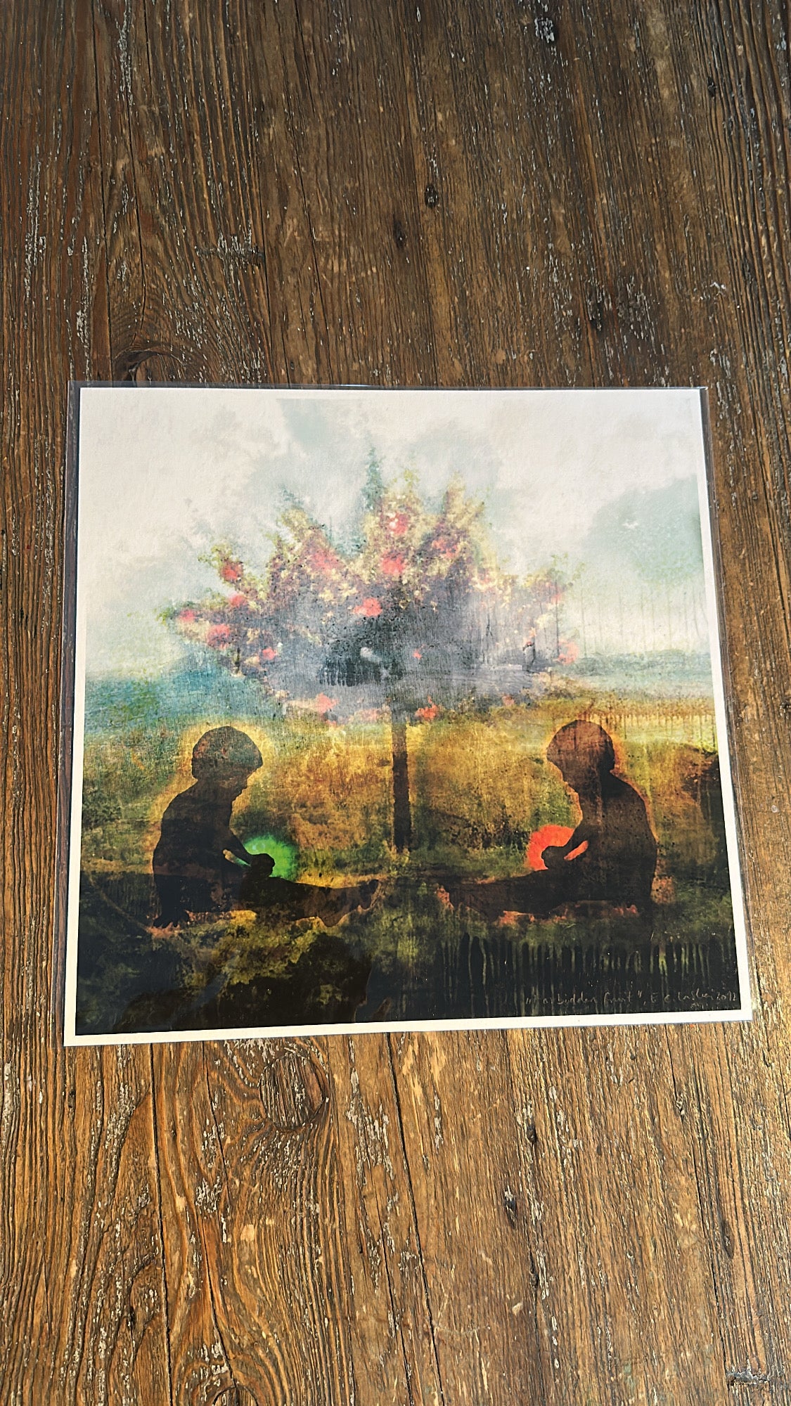 "Forbidden fruit", 30 x 30 cm