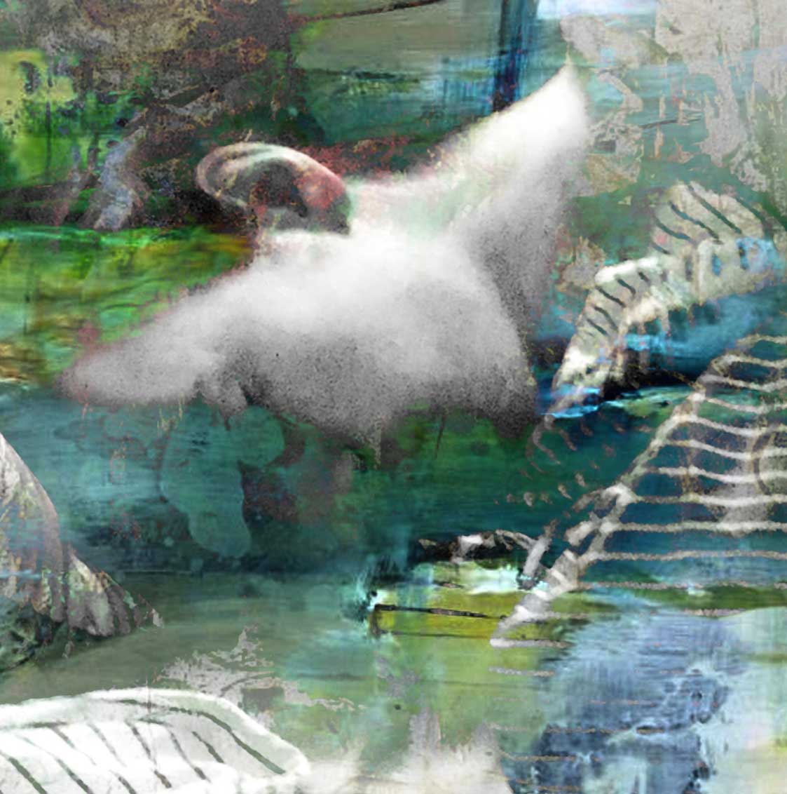 DEEP SLEEP, håndkolorerte trykk