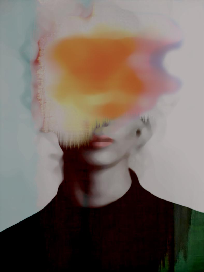 Eclipsed Gaze  - nummerert kunst trykk | Eva C. Laska