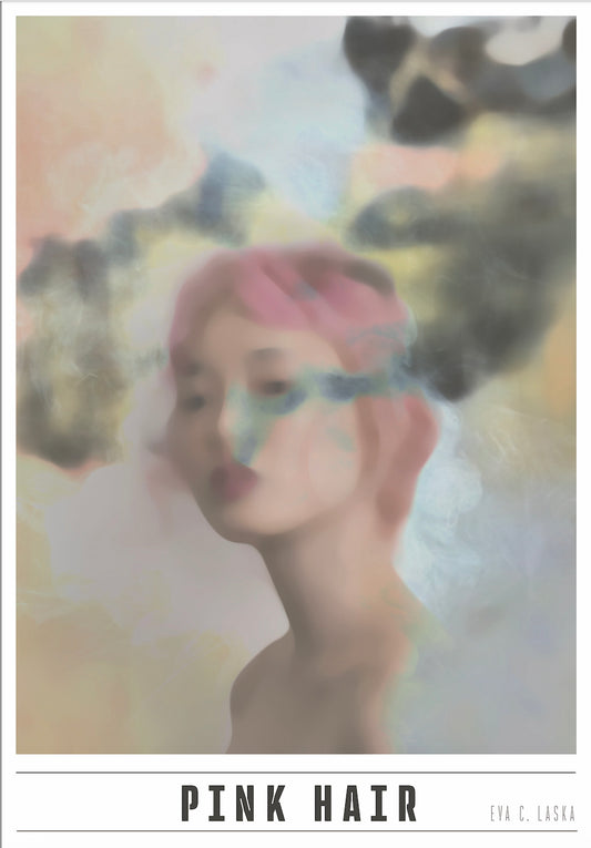 Pink hair, plakat