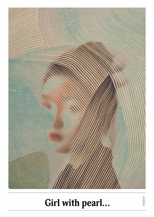 Girl with pearl_Plakat